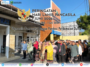 Perkokoh Persatuan, Inspektorat Daerah Magetan Gelar Upacara Hari Lahir Pancasila 2026